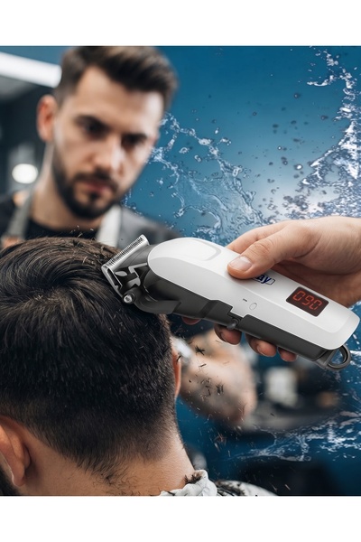 Primo Plus ماكينة حلاقة الشعر اللاسلكية الاحترافية RA144 مع شاشة رقمية وبطاري...