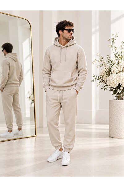 WAFRA Men's 3 Thread Premium Quality Inner Ribbed Tracksuit Set