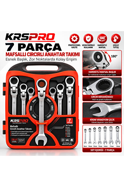 KARAASLAN 7 PARÇA MAFSALLI CIRCIRLI ANAHTAR TAKIMI