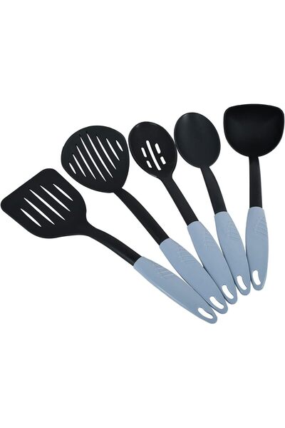 Winsor Nylon Cooking Utensil Set, 5 piece - Grey