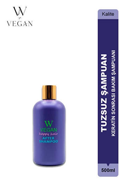 wegan Tuzsuz Şampuan Uzun Süreli Keratin Sonrası Bakım 500 ml