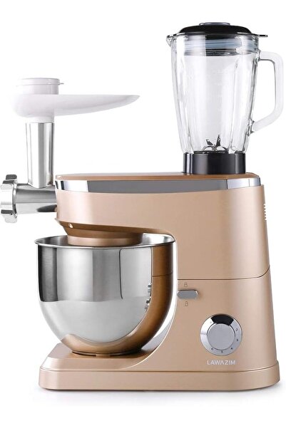 Lawazim 3-in-1 Professional Electric Dough Mixer with Meat Grinder and Blende...