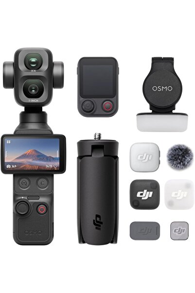 DJI مجموعة Osmo Pocket 4P Vlog، اطلب مسبقًا؛ انظر الصفحة للحصول على التفاصيل.