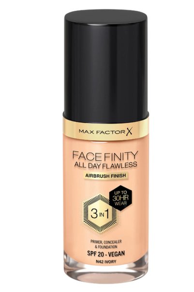 Max Factor Facefinity All Day Flawless 3 In 1 Foundation Ivory N42