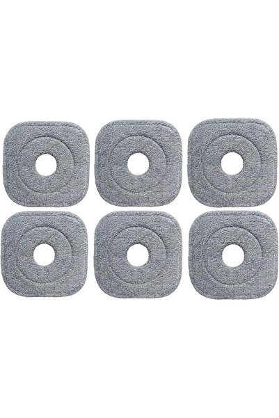 KaiSenWo 6 Pack Microfiber Mop Head Replacement, Compatible with True & Tidy ...