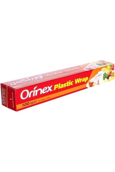 Orinex غلاف بلاستيكي، 30 متر × 30 سم، 100 قدم، شفاف