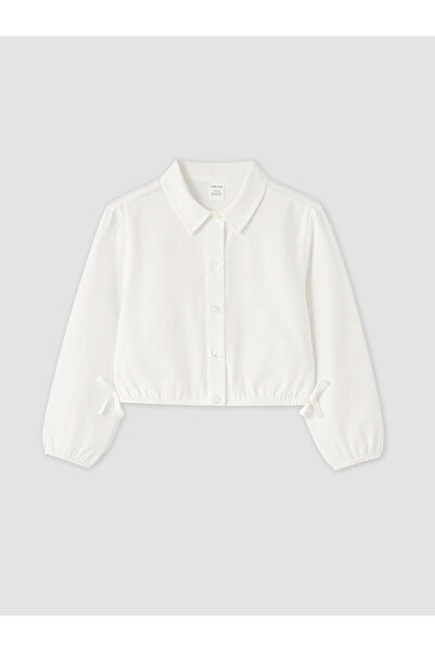 LC Waikiki Rmz Gi̇yi̇m Farkiyla Drawstring Girls' Shirt