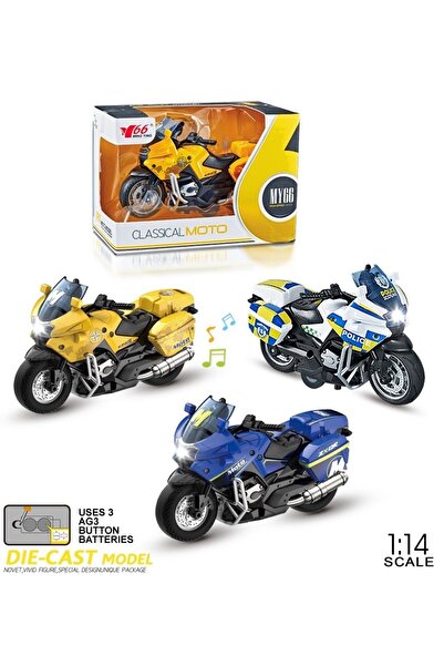 MING YING 66 Motocicletă de jucărie MY66-M1217, scară 1:14, metal și plastic,...