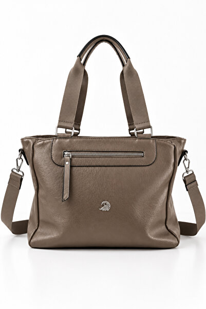 MILANOFOX Women's Mink Large Volume Multi-Compartment Soft Leather Zippered L...