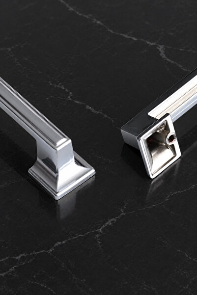 Badem10 10 ADET Gama 224 mm Krom Metal Kulp Mobilya Çekmece Dolap Mutfak Dolabı Kulpları Kapak Kulbu Kulpu