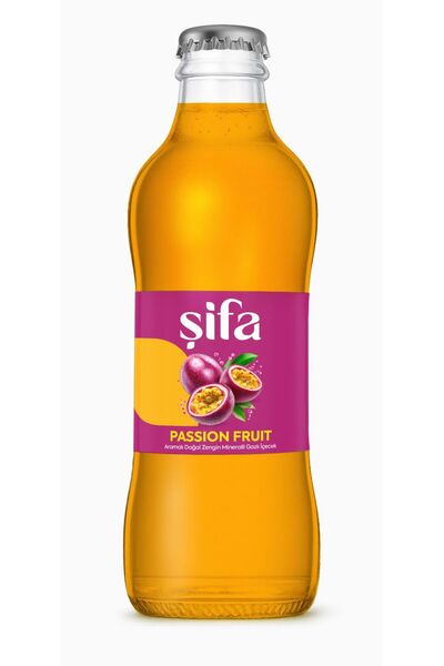 PASSİONFRUİT AROMALI ZENGİN MİNERALLİ GAZLI İÇECEK 200ML*24