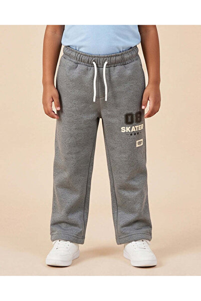 REDTAG Boys Grey Pull-On Track Pants