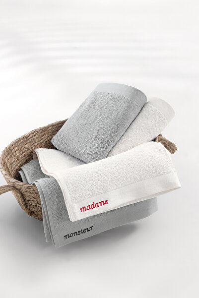 Yataş Bagh 100% Cotton Hand/Face/Head Towel Set of 4 - 50X80 cm