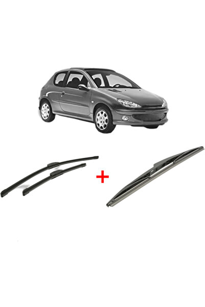 Bosch Set de 3 ștergătoare PEUGEOT 206 Hatchback (2A/C) 1998 - 2012, pentru p...