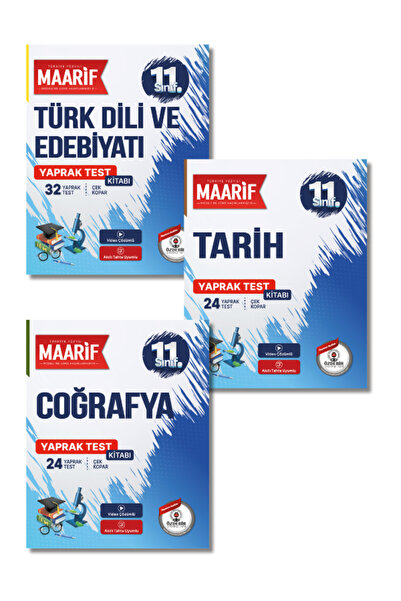 ÖZDEBİR YAYINEVİ 11.Sınıf Sözel Yaprak Test Türk Dili ve Edebiyatı,Tarih,Coğr...
