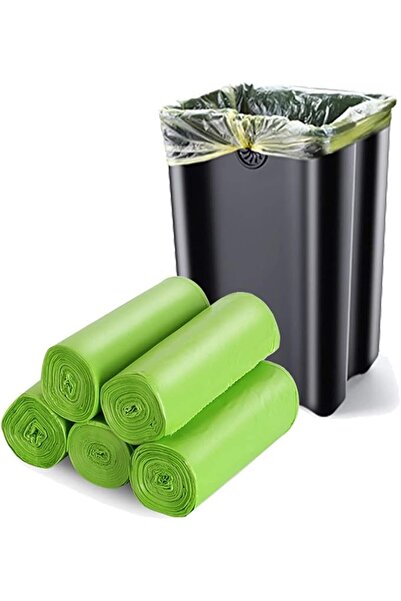 GENERAL Garbage Bags 5 Roll 100 Counts 50 * 60cm Trash Bags, Natural Healthy ...