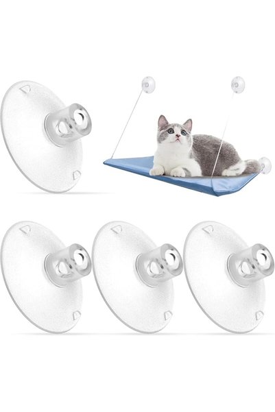 SYOSI Replacement Suction Cups for Cat Window Perch, Heavy Duty PVC Vacuum Su...