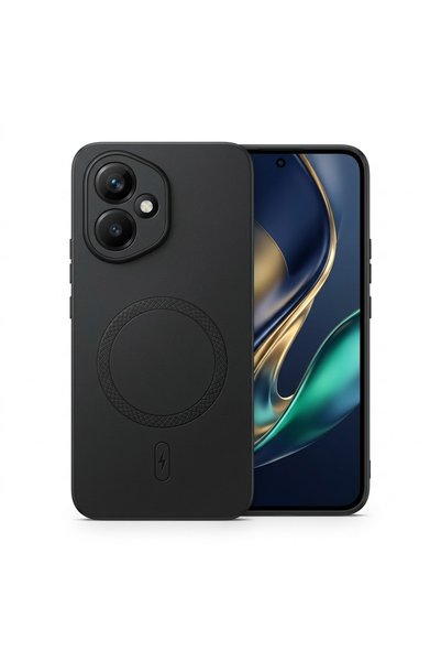 Nezih Case Huawei Honor 400 Uyumlu Kamera Korumalı Suni Deri Manyetik Şarj Öz...
