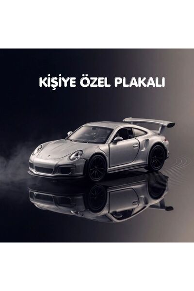 Porsche 911 GT3 Metal Araba - Gri
