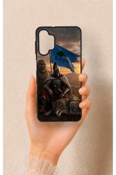 Vip Case Samsung A32 Compatible Kıpçak Military Patterned Silicone Case