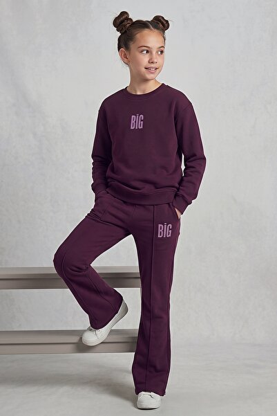 DMB BOYS & GIRLS DMB Erkek Çocuk 2'li Takım Set Bordo M 9968