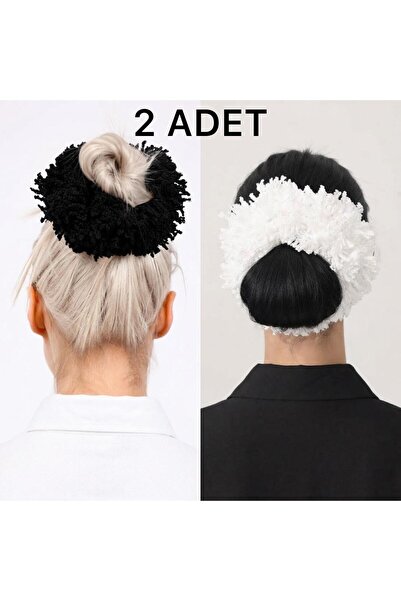 İSTDONATELLA Topuzlu Buckle Arabic Hair Piece - Elastic Hijab for Women