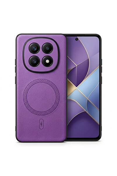 Nezih Case Redmi Note 15 Pro 4G ile Uyumlu Kamera Korumalı Suni Deri Manyetik...