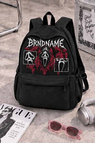 Weekeep Y2K Printed School, Class, Course Backpack