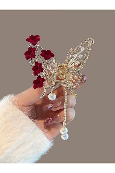 ELAS HOME Butterfly Stone Rose Model Latch Buckle