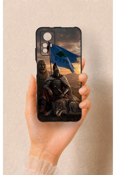 Vip Case Redmi Note 12S Compatible Kıpçak Military Patterned Silicone Case