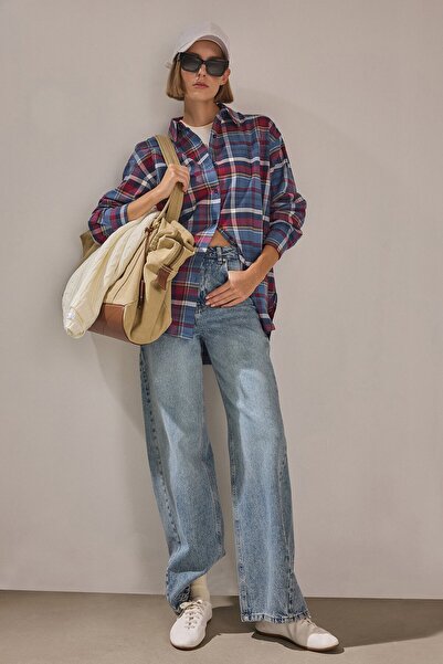 Touché Privé Plaid Oversize Shirt