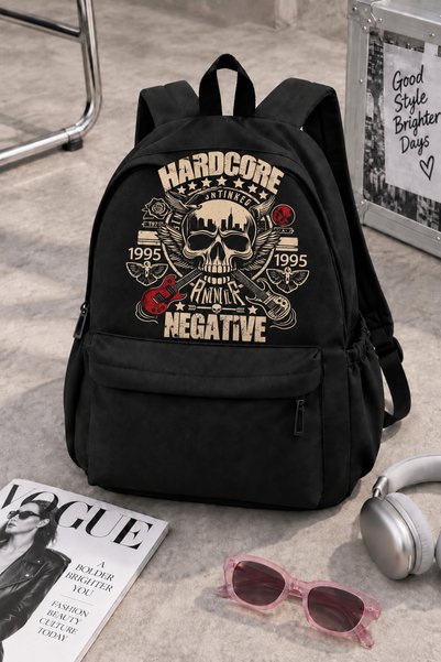 Weekeep Rucsac cu imprimeu Y2K pentru școală, meditații și cursuri
