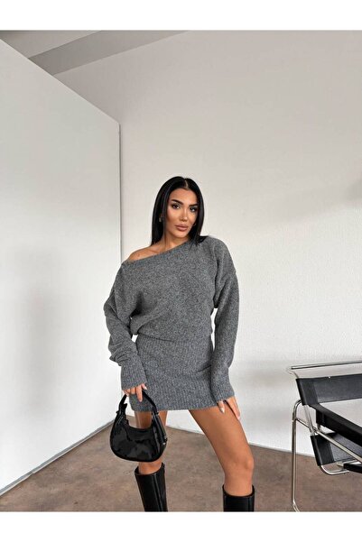 Flarsky Rochie din tricotaje Yumoş cu aspect de costum pentru femei