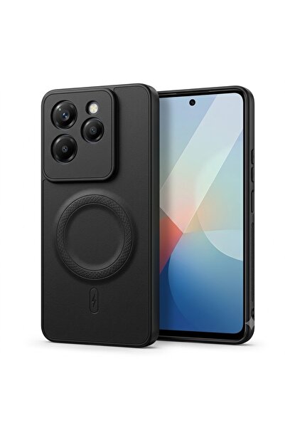 Nezih Case İnfinix Hot 40İ ile Uyumlu Kamera Korumalı Suni Deri Manyetik Şarj...
