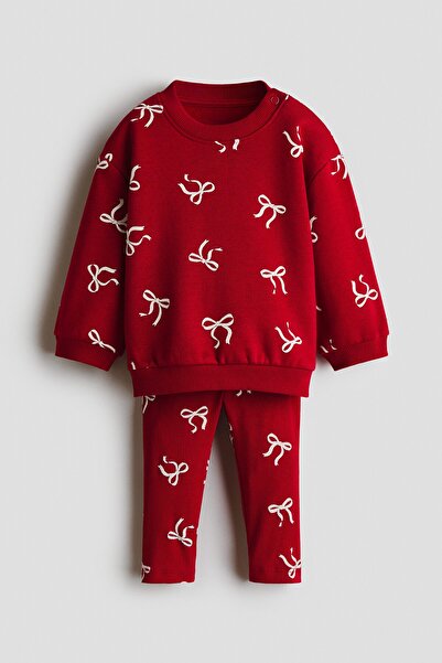 H&M 2 Parçalı Baskılı Set