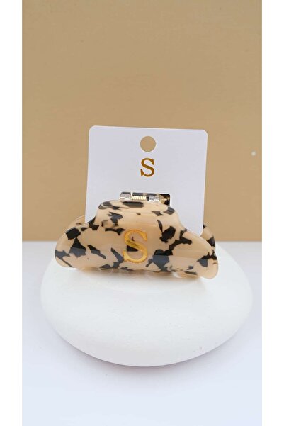 Jerie Leopard Pattern Lettered Acrylic Latch Buckle