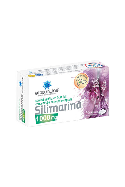BioSunLine Silimarina 1000 mg protectie intensiva a ficatului