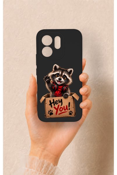 Vip Case Vivo V70 5g Compatible Cute Raccoon Pattern Silicone Case