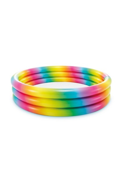 Intex Rainbow Colored 3 Compartment Pool 147 Cm.(5843