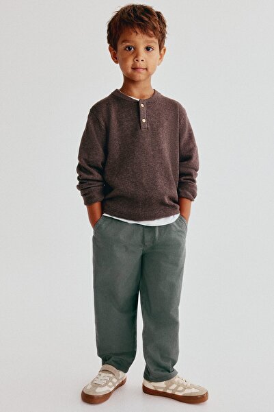 H&M Pamuklu Gabardin Jogger Pantolon