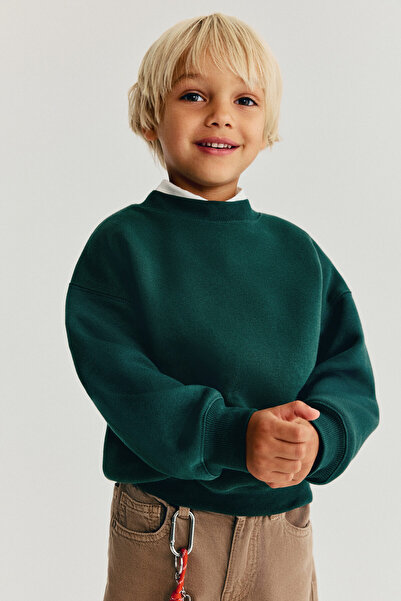 H&M İçi Tüylü Sweatshirt