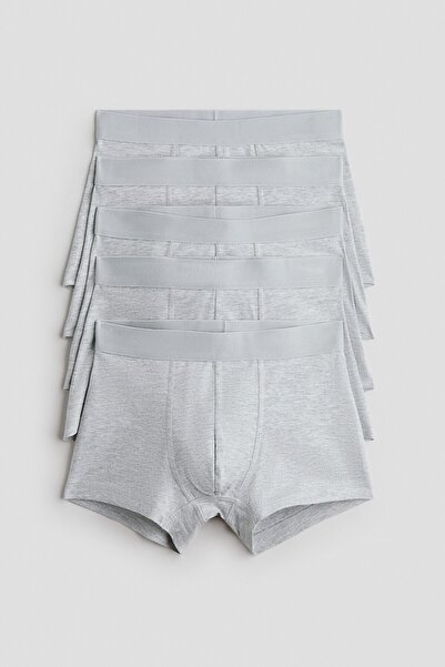 H&M 5'li Pamuklu Boxer Şort