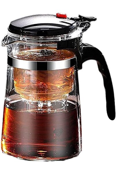 Goodern 500ML Glass Teapot with Removable Tea Infuser Clear Tea Kettle with O...