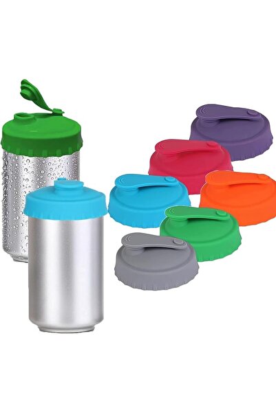 Yelajoy 6 PCS Soda Can Lids, Pop Covers for Beverage Protectors, Flexible Sea...