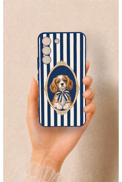 Vip Case Samsung S22 Compatible Cute Dog Pattern Silicone Case