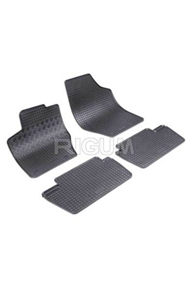 Rigum Λαστιχένια πατάκια αυτοκινήτου 900484 για Citroën C4 και Peugeot 307, μ...