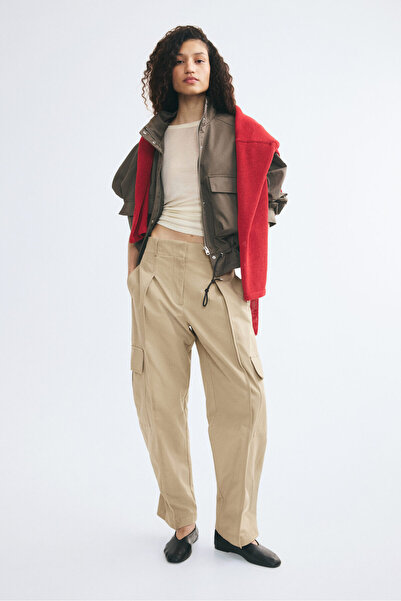 H&M Barrel Paçalı Kargo Pantolon