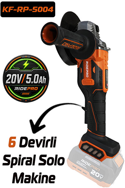 RİDEPRO KF-RP-5004 6 DEVİRLİ ŞARJLI SPİRAL SOLO MAKİNE