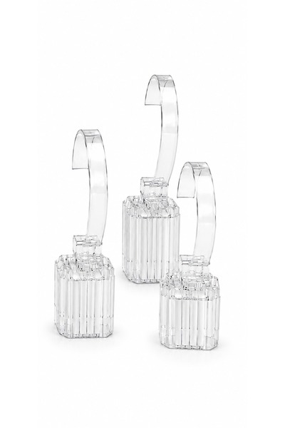 STAND MARKET Watch Stand Set of 3 Plexi Laser Model Square White