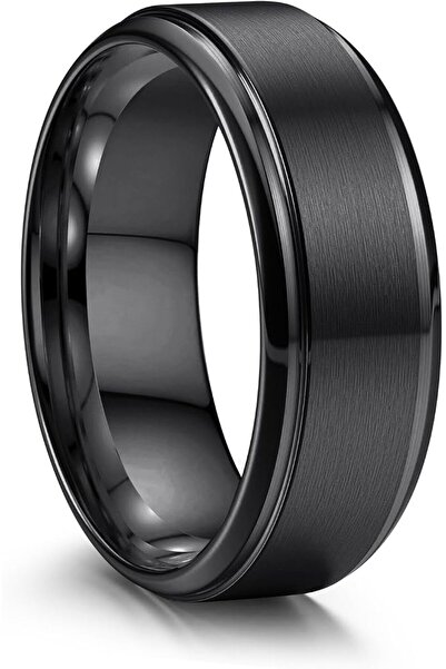 GENERAL Jstyle Stainless Steel Rings for Men Women 8MM Wedding Band Rings Mat...
